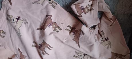 Tričko s dlhým rukávom so zvieratkami, h&m,140