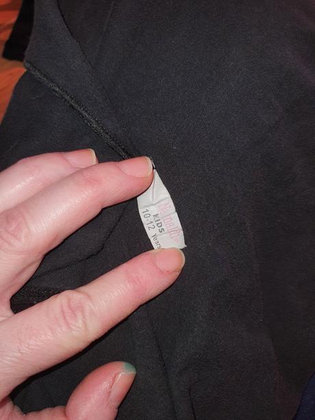 Bavlnene čierne body 10/12 r, 140