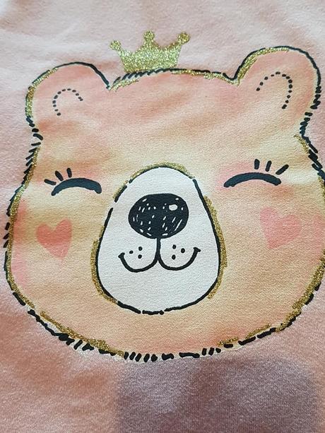 Zateplený pulóvrik s macíkom č.122, c&a,122