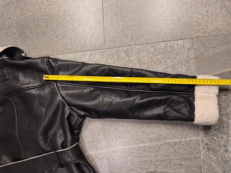 Kožený kabát s kožušinou, pimkie,s