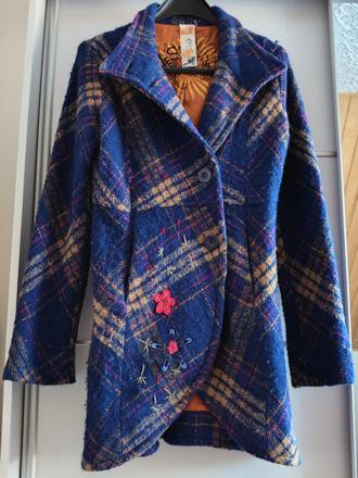 Desigual originál moderny, trendy, štýlový kabat m, desigual,m