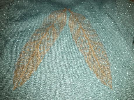 Trblietavý svetrík s pierkami pompdelux, pompdelux,134