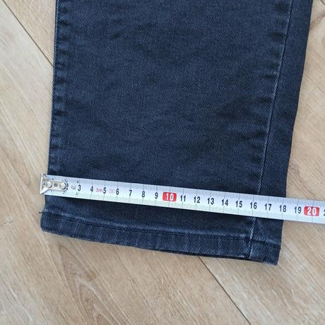 Bavlnené elastické rifle s vysokým pásom, tchibo,48