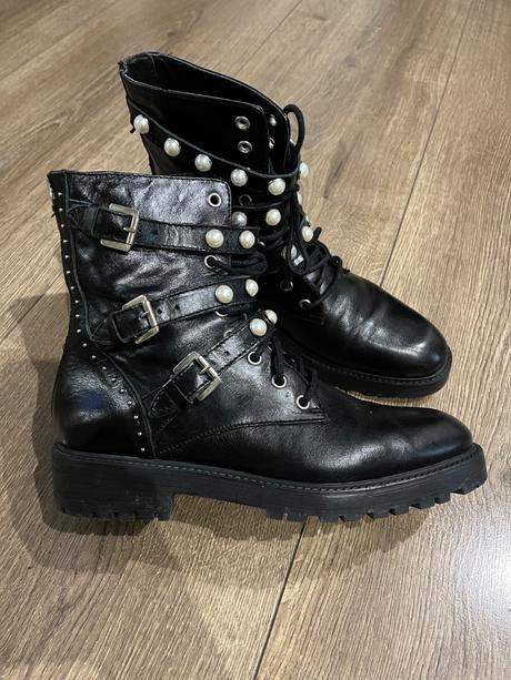 Zara kožené čižmy, zara,38