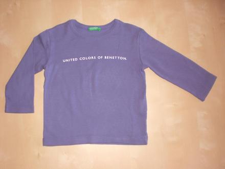 Fialové tričko, benetton,86