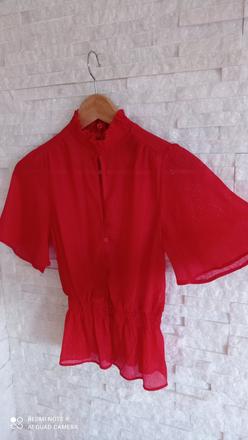 Sifonova transparentna bluzka, new look,36