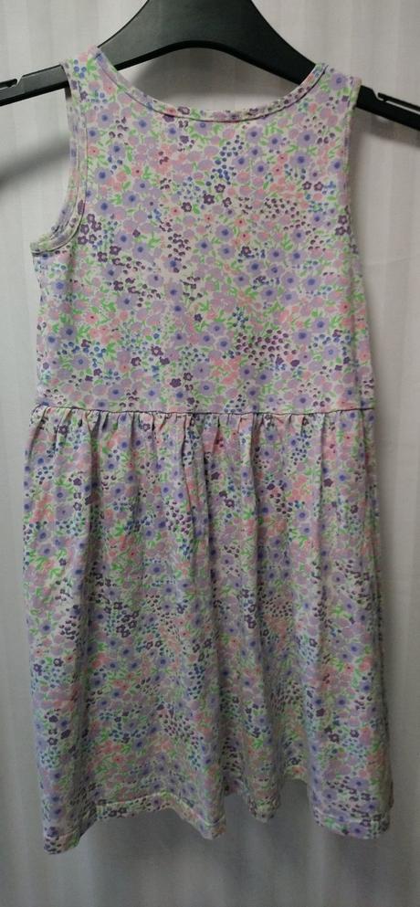 2 ks dievčen. šaty s farebným vzorom, h&m, 122-128, h&m,128
