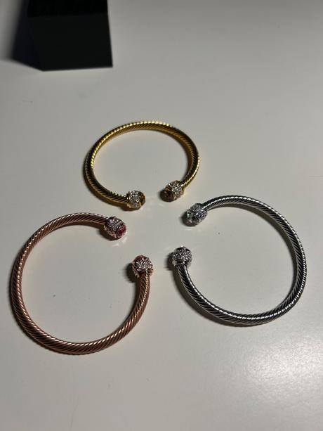 Set 3 náramkov - 18k zlato, 