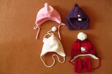 Dievčenská zimná bunda veľ. 86/92 + čiapky, impidimpi,86