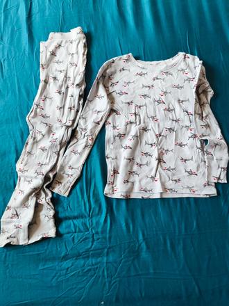 Pyžamko - žraloci s mikulášskymi čiapkami, gap,128