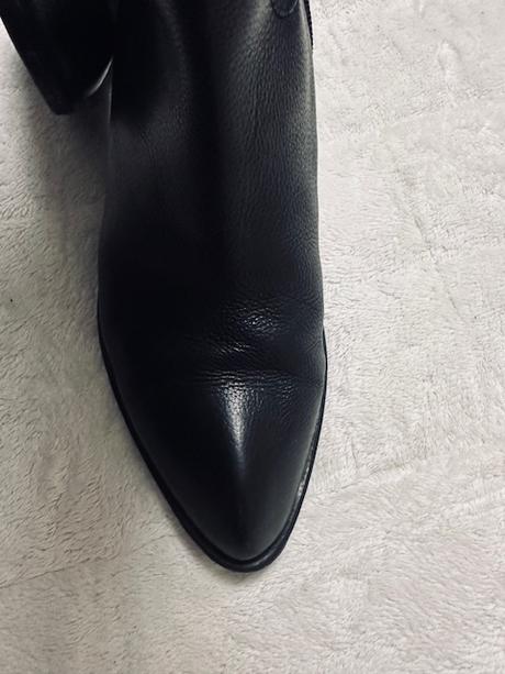 Kožené čižmy nad kolená zn. eva minge, 40