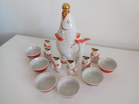 Ryba + 6x rybky menšie + mištička na cukríky 6 x, 
