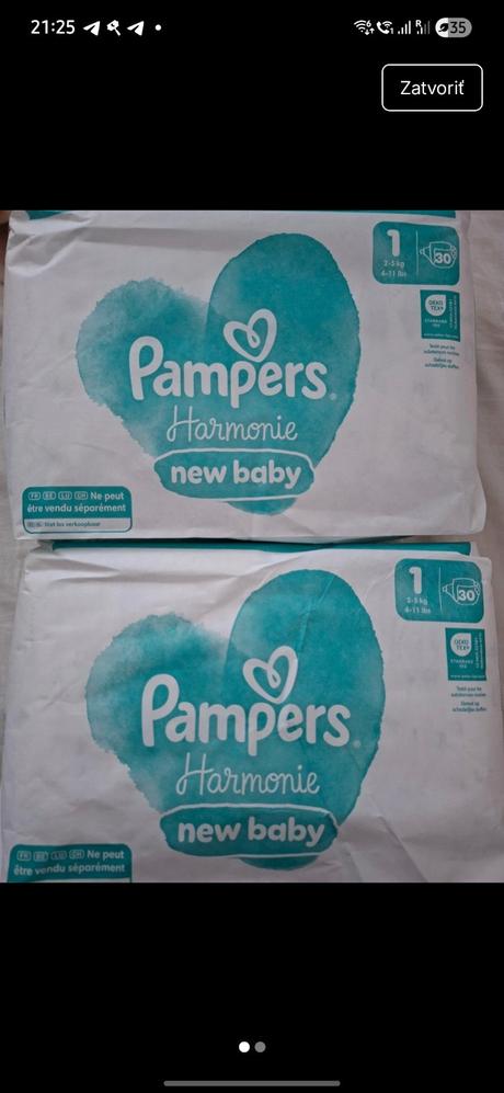 Pampers harmonie, pampers,2 kg - 6 kg