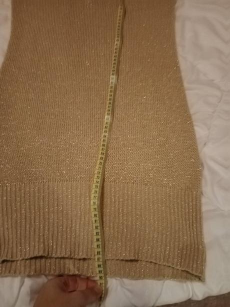 Zlatý dlhý svetrík, s