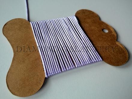 Shamballa šnúrka saténová 1,5 mm fialková, 