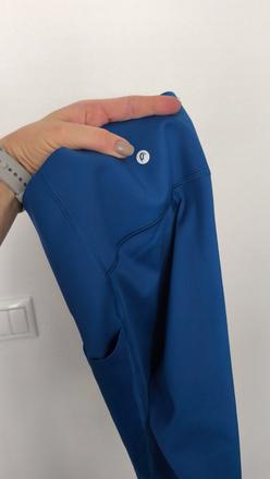 Modré dámske legíny veľ.40, active,l