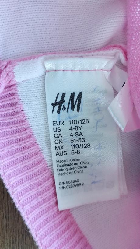 Čiapka 110/128, h&m,116