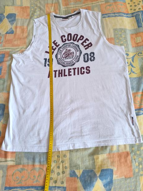 Pánske biele tielko, lee cooper,xxxl