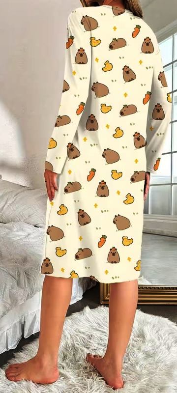 Nočná košeľa kapybara, 42 - xl