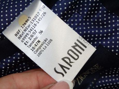 Saroni uomo luxusné sako, 56