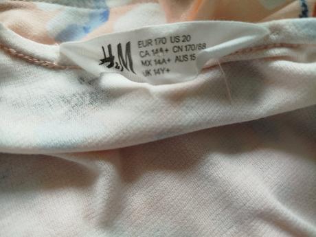 Dievčenské šaty, h&m,170