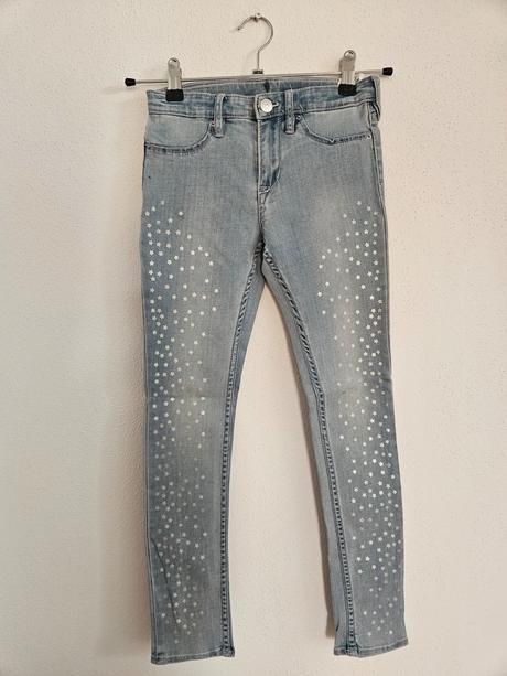H&m skinny fit rifle džínsy 128 ako nové, h&m,128