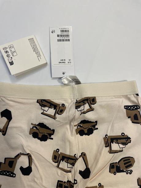 Bavlnené spodky na spanie, h&m,134 / 140