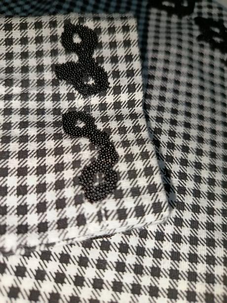 Čierno biele tričko, s