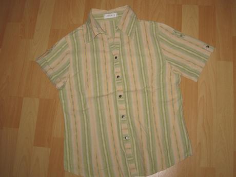 Zelená košielka kr. rukáv, l