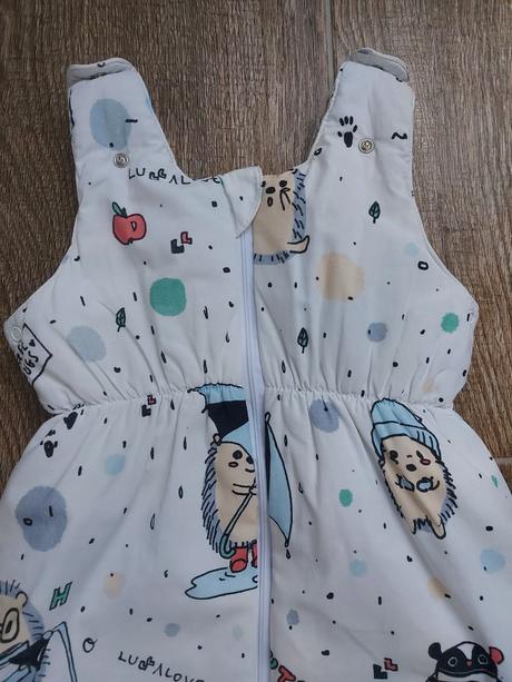 Spací vak lullalove ježko modrý,