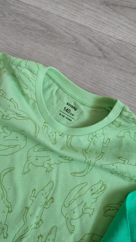 Tričká krokodíl 2ks, sinsay,140