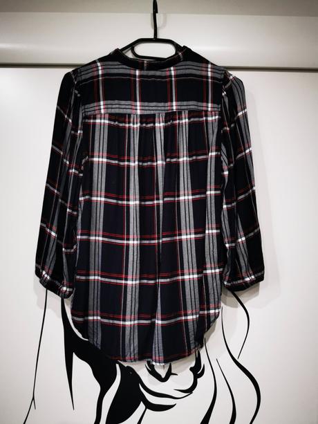 Károvaný top, košeľa s 3/4 rukávom, pepco,s