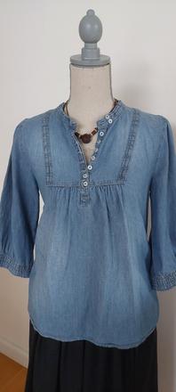 H&m riflová tunika, h&m,m