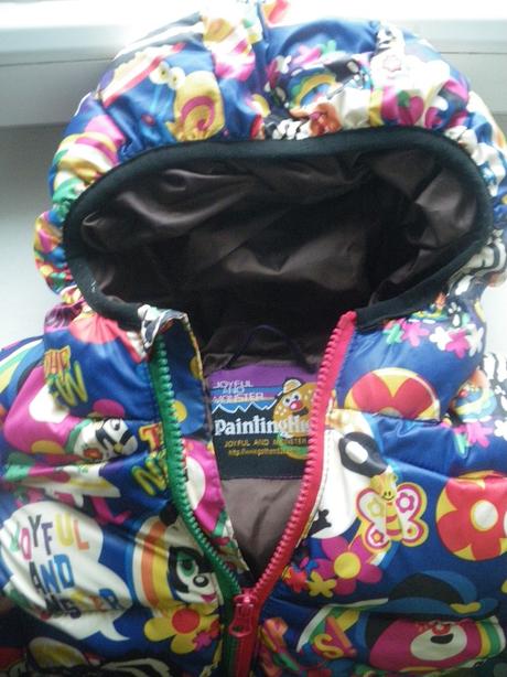 Zimná páperová bunda, 3 - 4 r., 104