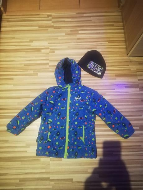 Prechodna bundička podsita flisom v. 116 a ciapka, 116