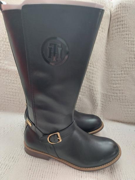 Tommy hilfiger čižmy kožené, tommy hilfiger,36