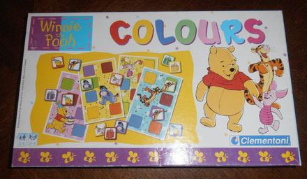 Hra macko pu - farby - od 3 rokov,