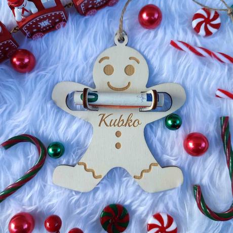 Vianočný karta na peniažky,