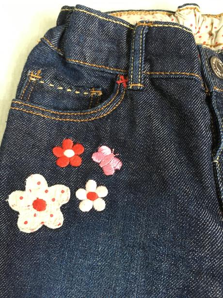 Dievcenske rifle s nasivkami - h&m, h&m,92