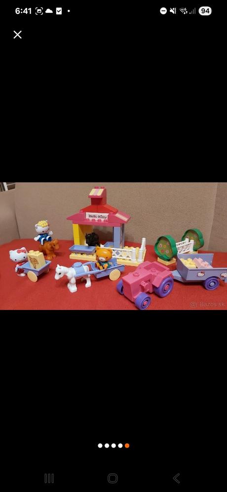 Stavebnice unico hello kitty,