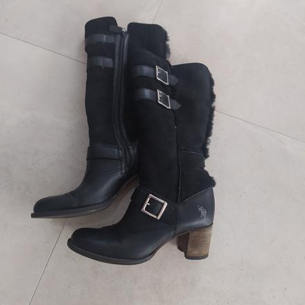 Kožené čižmy, u.s. polo assn.,41