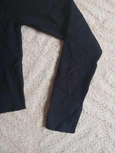 Dámsky crop top s dlhým rukávom, m