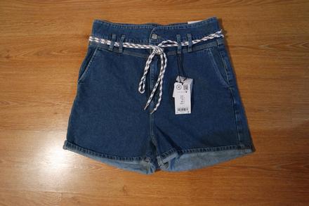 Rifľové šortky s opaskom, orsay,42 / xl