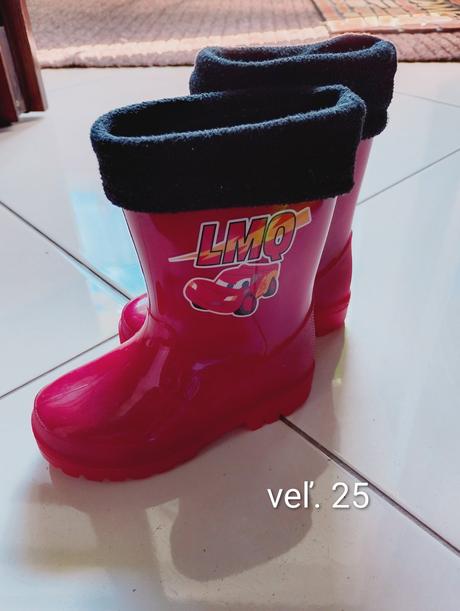Blikajúce gumáky s vyberatelnou vložkou, 25