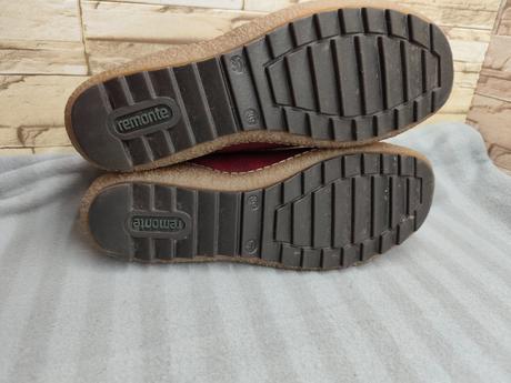 Rieker - remonte 39 - dámske kožené bordové, rieker,39