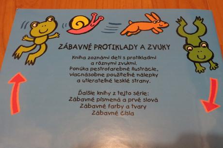 Knižka zábavné protiklady a zvuky,