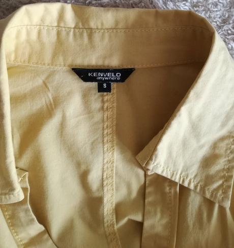 Žltá košeľas, kenvelo,s