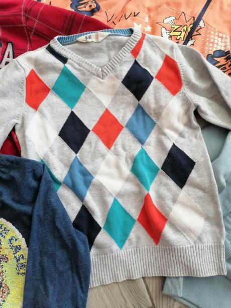 Balík do škôlky - 110/116 mikiny, svetrik, 104–116