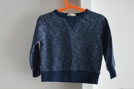 Melírovaná mikinka, h&m,86