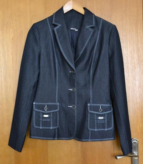 Nohavicový kostým rifľového vzhľadu, m